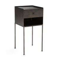 Прикроватная Тумба из металла Yazdan единый размер серый AM.PM  фото, kupilegko.ru